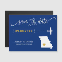 Mariage Missouri Enregistrer la carte de date, Car