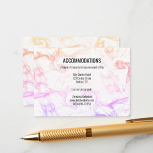 Mariage moderne coloré Rainbow Mist Modèle