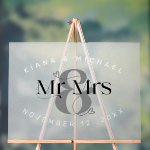 Mariage moderne décoratif M. & Mme ID887