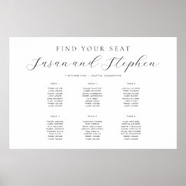 Mariage Moderne Minimal Six Table Tableau de siège