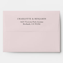 Mariage moderne rose vif 5,25x7,25
