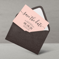 Mariage moderne rose vif Enregistrer les cartes de