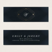 Mariage Monogramme de la marine classique