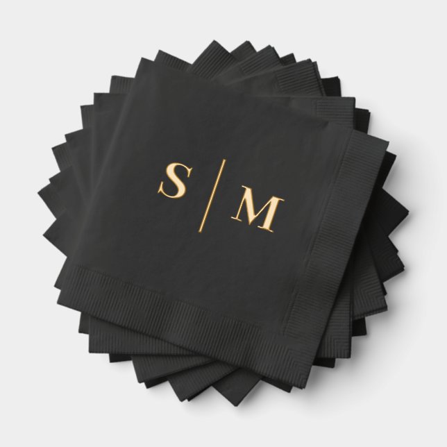 Mariage Monogramme Traditionnel Classique (Insitu (empilé))