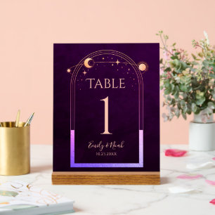 Mariage mystique arc-en-ciel Plum profond Sun Moon