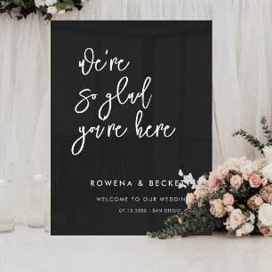 Mariage noir contemporain Tellement content que tu