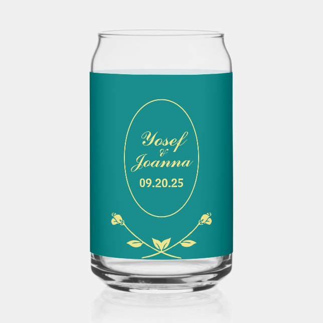 Mariage Noms Verre (Recto)