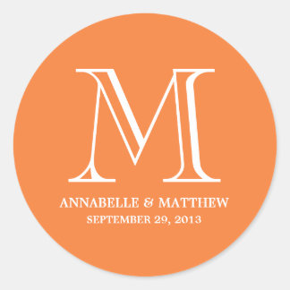 Mariage officiel Monogramme Favoriser Étiquette