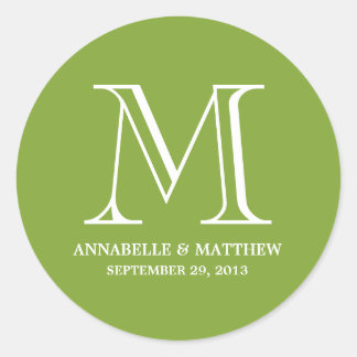 Mariage officiel Monogramme Favoriser Étiquette