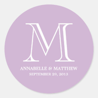 Mariage officiel Monogramme Favoriser Étiquette