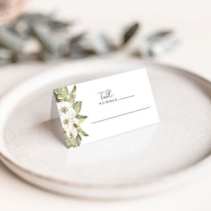 Mariage Orchidée blanche Cartes de place