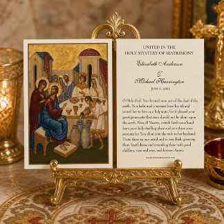 Mariage orthodoxe de rite oriental byzantin sacré