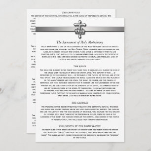 Mariage orthodoxe Description 5 x 7 cartes