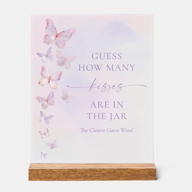 Mariage papillon devinez combien de baisers (Créateur téléchargé)