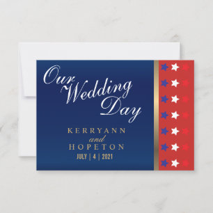 Mariage patriotique américain - RSVP