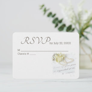 Mariage Perle Cœur RSVP Mariage