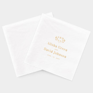 Mariage personnalisé avec monogramme de couple 