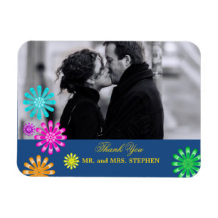 Mariage personnalisé Favoriser Merci Magnets photo
