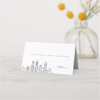 Mariage Philadelphie | Placer les cartes de nom de