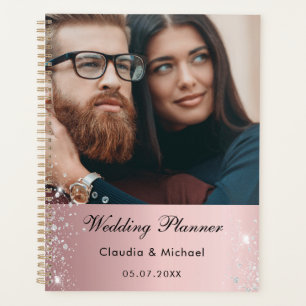 Mariage photo blush rose parties scintillant marié
