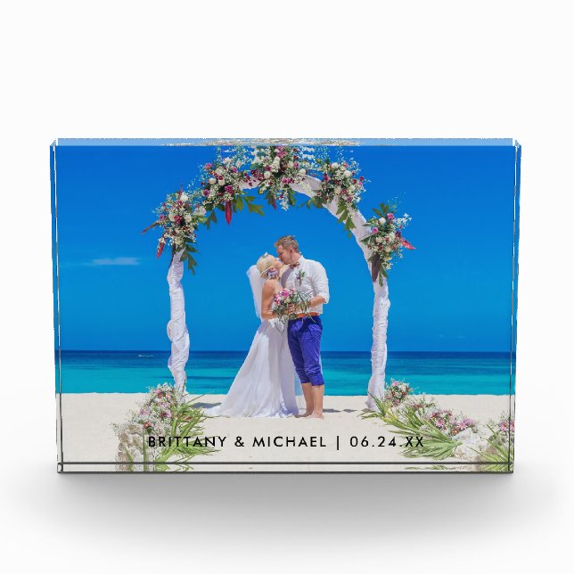 Mariage Photo Bride et bloc photo Groom (Devant)