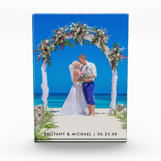 Mariage Photo Bride Groom Bloc photo (Devant)