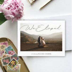 Mariage photo Dancing Elopement Faire-part
