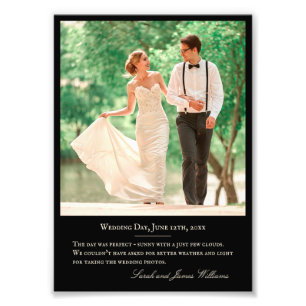 Mariage photo devis personnalisé Monogramme noir 5