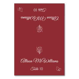 Mariage Place Fleur sauvage de carte Elégance-Végé