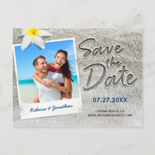 Mariage plage Enregistrer la date Invitations   Sc