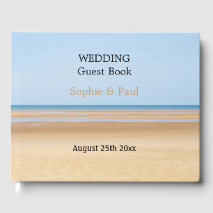 Mariage plage Livre d'or personnalisé