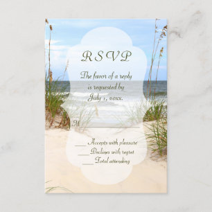 Mariage plage RSVP