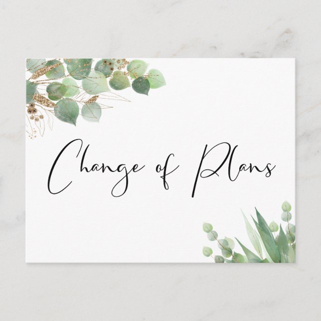 Mariage plus intime Changement de programme Eucaly (Devant)