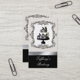 Mariage Posh Lace boulangerie Cartes de visite