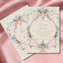 Mariage Regency Invitation victorienne Vintage