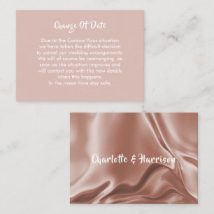 Mariage Reporté Changement De Date Faire-part