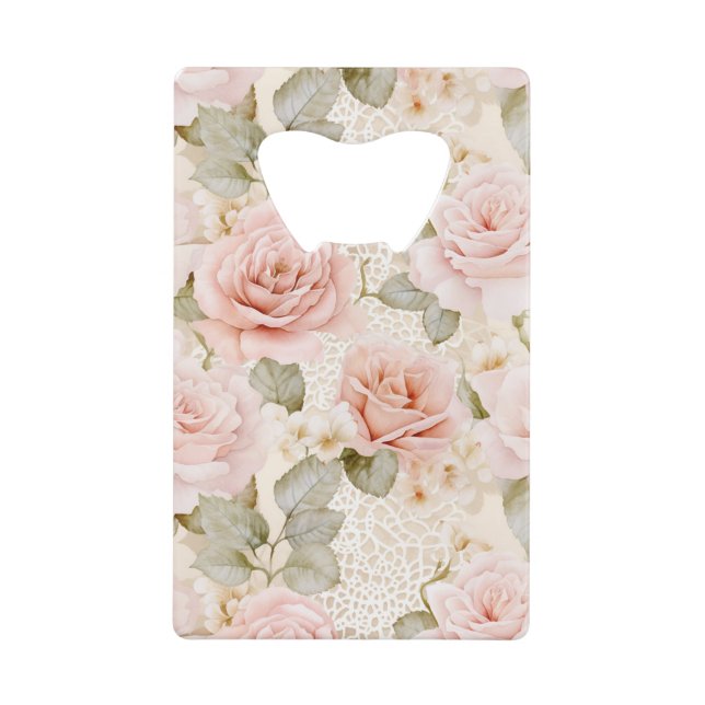 Mariage Robe de mariée Fleurs de roses roses blush (Devant)