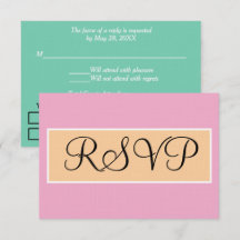 Mariage Rose Beige Vert Térébenthine RSVP