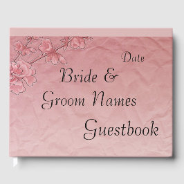 Mariage rose cerisier ou livre d'or de douche