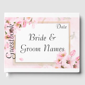 Mariage rose cerisier ou livre d'or de douche