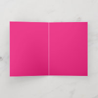 Mariage rose chaud | Invitation de couleur vive en