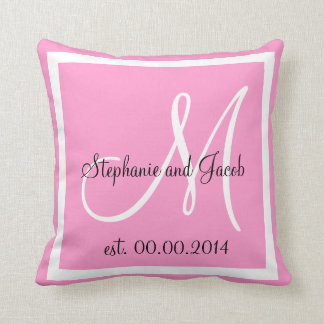 mariage rose coussin