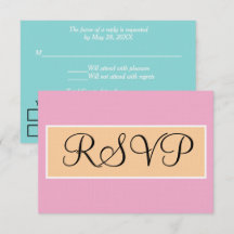 Mariage Rose Sable de Plage Bleu Ecume de Mer RSVP