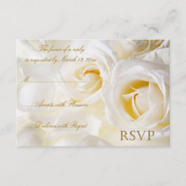 Mariage Roses blanches RSVP