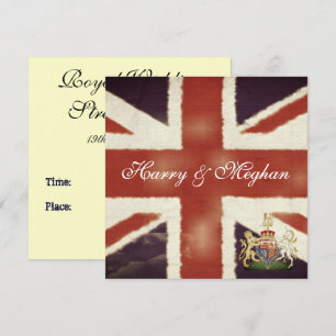 Mariage royal Harry & Meghan Invitation de la fête
