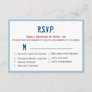 Mariage RSVP pour la collection d'états