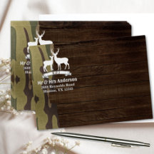 Mariage rustique de campagne western avec cerfs
