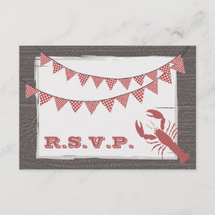 Mariage rustique de homard RSVP