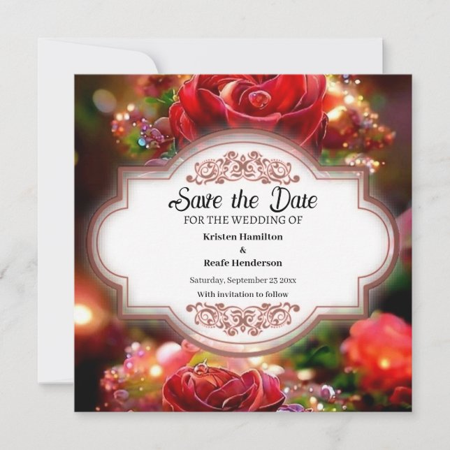 Mariage Simple Enregistrer La Carte Date (Devant)