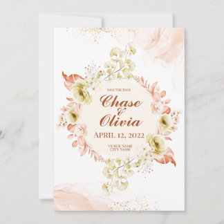 Mariage simple et élégant Enregistrer les cartes d